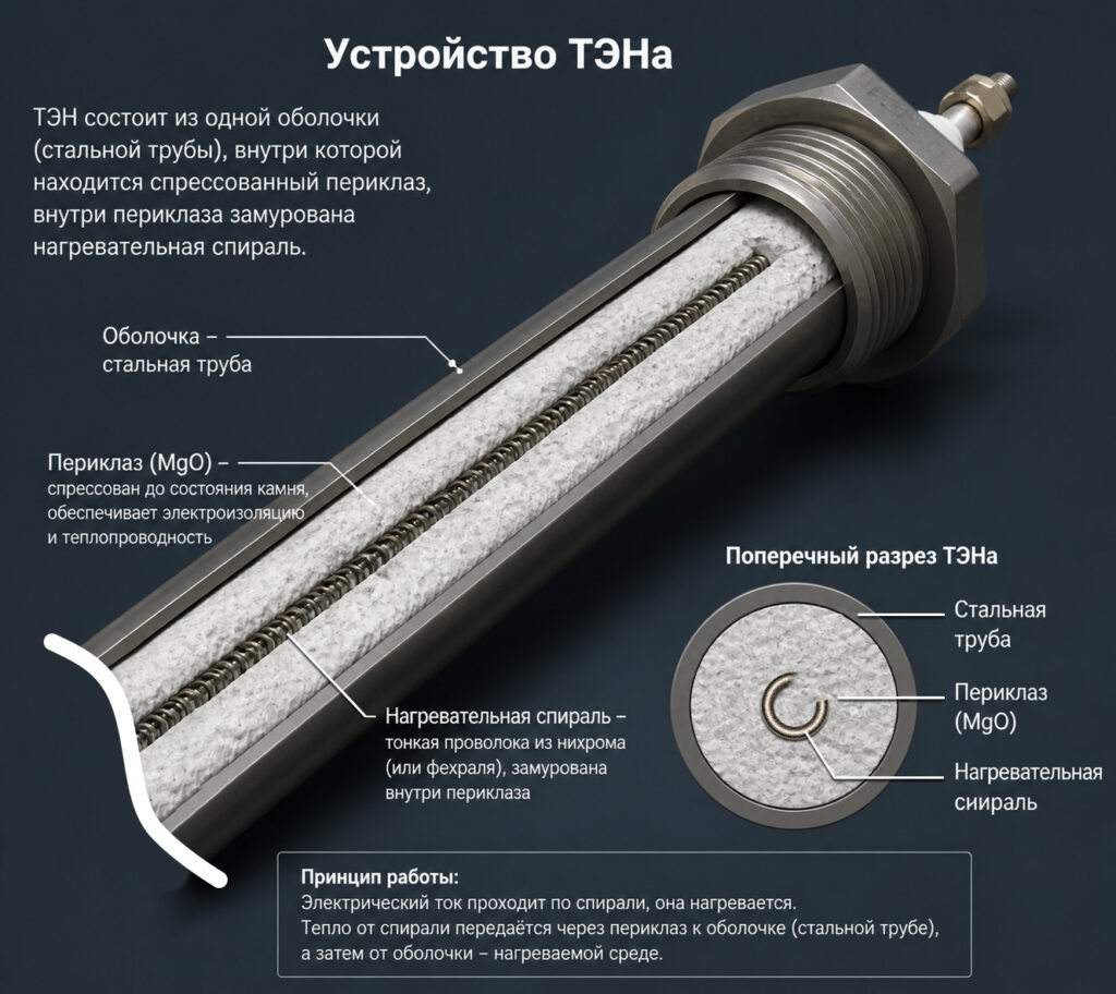 Устройство ТЭНа